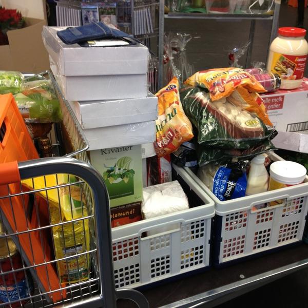 Photo taken at Colruyt by Chris L. on 12/18/2012