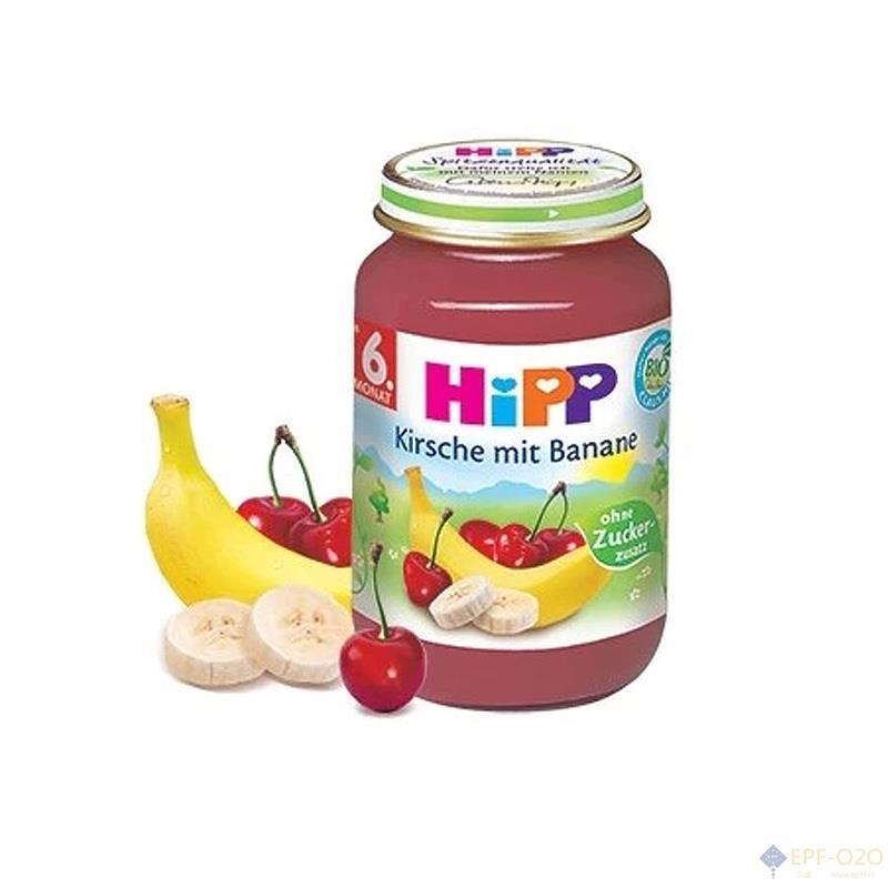 HiPP喜宝 香蕉樱桃果泥 190g HiPP喜宝 香蕉樱桃果泥 190g