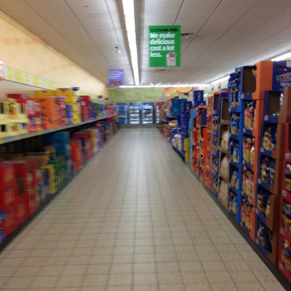 Photo taken at Aldi by Sarah F. on 3/18/2013