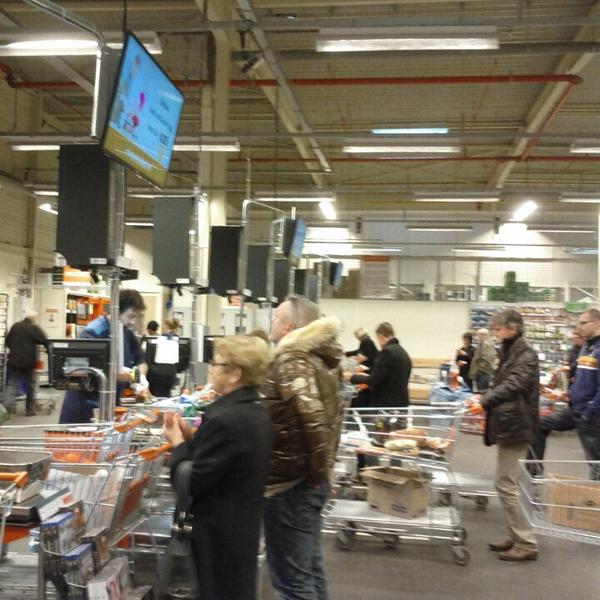 Photo taken at Colruyt by David A. on 2/18/2013