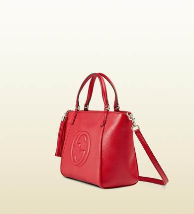 美国直邮Gucci/古奇gucci2335女包红色logo休闲包手提包包邮 美国直邮Gucci/古奇gucci2335女包红色logo休闲包手提包包邮