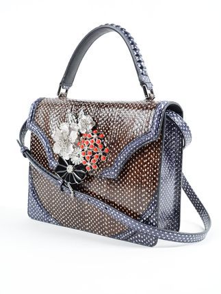 Alexander McQueen/缀饰波点手提包 Alexander McQueen/缀饰波点手提包