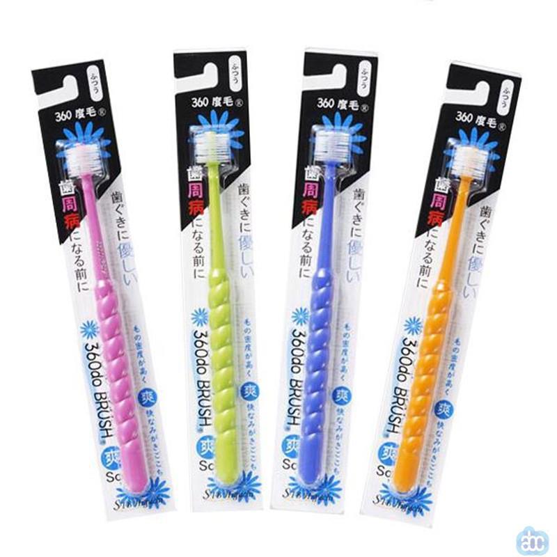 成人牙刷(超爽普通型)STB HIGUCHI 蒲公英种子360度牙刷 红色/蓝色/绿色/橘色随机1支装 成人牙刷(超爽普通型)STB HIGUCHI 蒲公英种子360度牙刷 红色/蓝色/绿色/橘色随机1支装