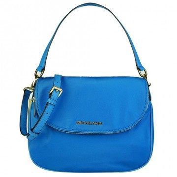 MICHAEL KORS BEDFORD尼龙半月翻盖肩背/斜背包(天蓝) MICHAEL KORS BEDFORD尼龙半月翻盖肩背/斜背包(天蓝)