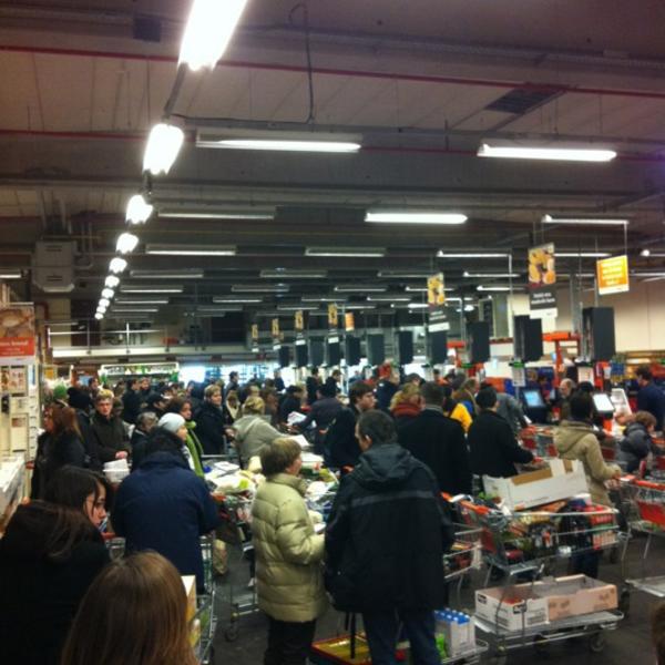 Photo taken at Colruyt by Tim V. on 2/11/2012