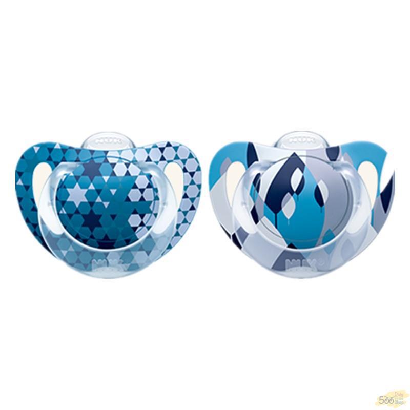 德国 NUK 硅胶安抚奶嘴天才系列 蓝色