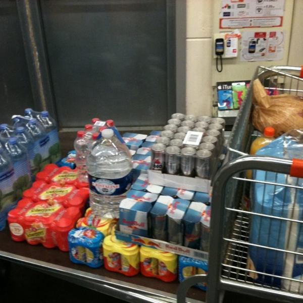 Photo taken at Colruyt by Sandra C. on 4/23/2012