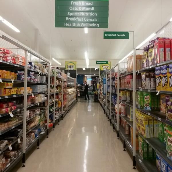 Photo taken at Woolworths by Daniel W. on 9/23/2014