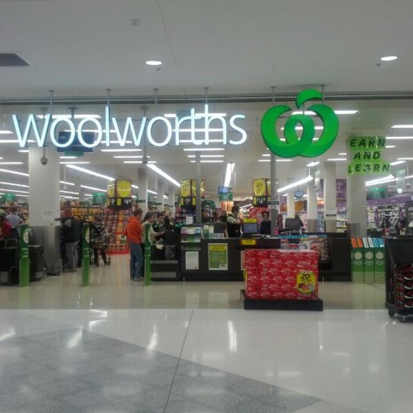 Photo taken at Woolworths by Jake D. on 6/10/2012