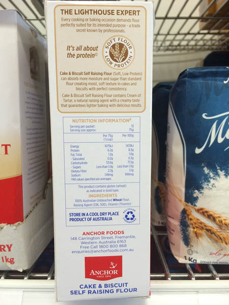 澳大利亚进口面食-Lighthouse面食tipo饼干蛋糕1kg