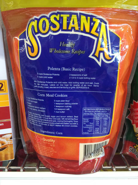 澳大利亚进口玉米粥-Sostanza玉米粥500g