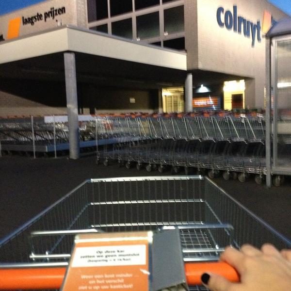 Photo taken at Colruyt by Laurence on 9/5/2013