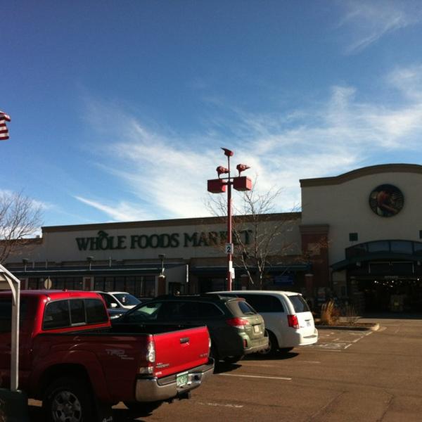 Photo taken at Whole Foods Market by Fearghas M. on 2/16/2012-科罗拉多科罗拉多斯普林斯学院大道7635(在集市铂) Photo taken at Whole Foods Market by Fearghas M. on 2/16/2012