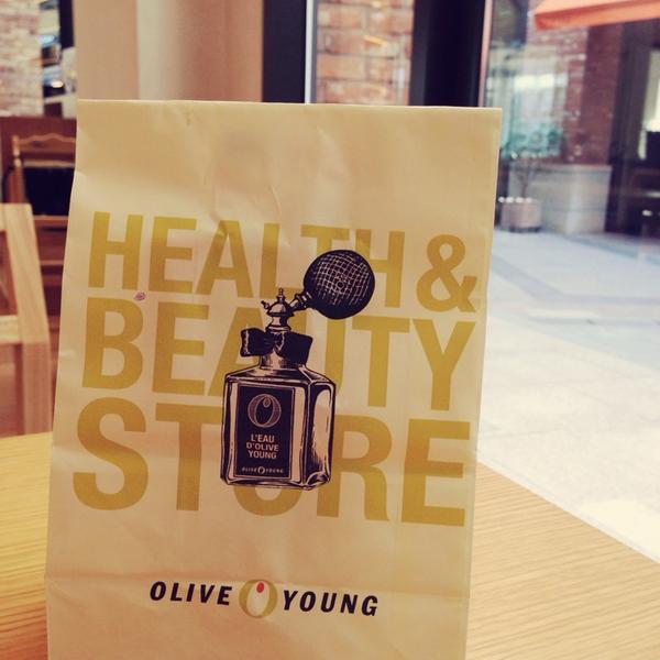 Photo taken at Olive Young by Kate K. on 10/2/2013