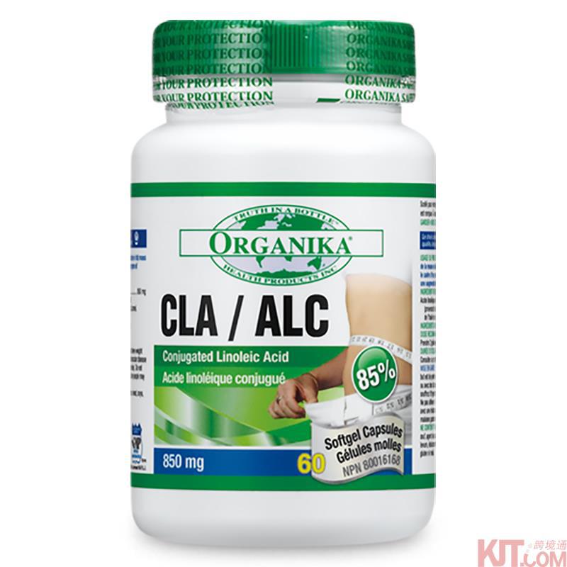 加拿大进口红花籽油-优格康Organika 高单位红花籽油(CLA)1000mg 60颗/罐