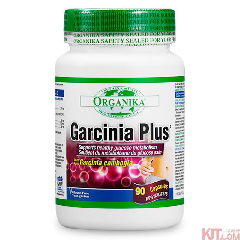 加拿大进口藤黄果胶囊-优格康Organika 藤黄果胶囊 90颗/罐