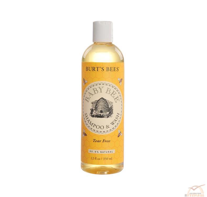Burts Bees 婴儿洗发沐浴露二合一 350ml(白色)