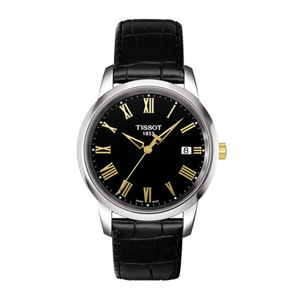 瑞士手表 天梭男表 手表男 石英表 皮带表 T033.410.26.053.01