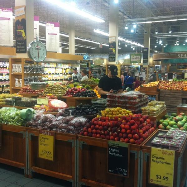 Photo taken at Whole Foods Market by Petr K. on 8/26/2012-佛罗里达州劳德代尔堡联邦高速路2000号(在第19大街和21大街之间) Photo taken at Whole Foods Market by Petr K. on 8/26/2012
