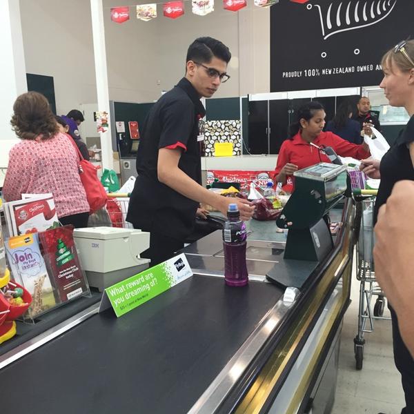 Photo taken at New World by Alyssa D. on 12/3/2014