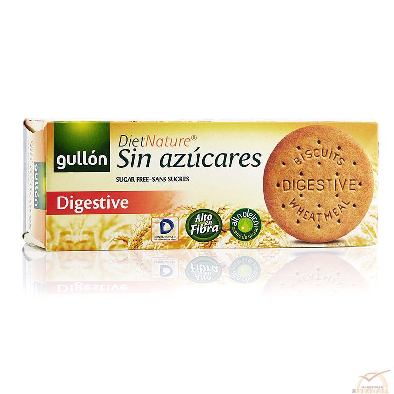 西班牙进口无糖消化饼-Gullon 谷优 无糖消化饼 400g 西班牙进口无糖消化饼-Gullon 谷优 无糖消化饼 400g