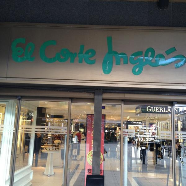 Photo taken at El Corte Inglés by Alexandra on 2/7/2013