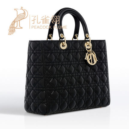 Dior迪奥dior女包16经典款七格藤格纹羊皮大号手提包CAL44560 N0 Dior迪奥dior女包16经典款七格藤格纹羊皮大号手提包CAL44560 N0