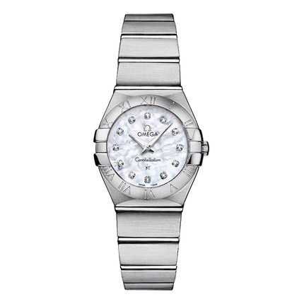 全球联保 瑞士欧米茄星座系列石英女表 正品123.10.24.60.55.001