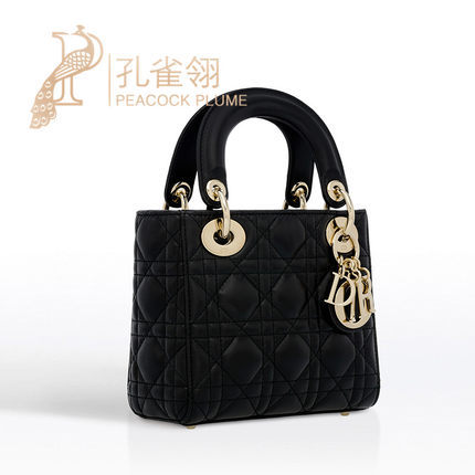 Dior迪奥dior女包16经典款三格藤格纹羊皮袖珍手提包CAL44500 N0 Dior迪奥dior女包16经典款三格藤格纹羊皮袖珍手提包CAL44500 N0