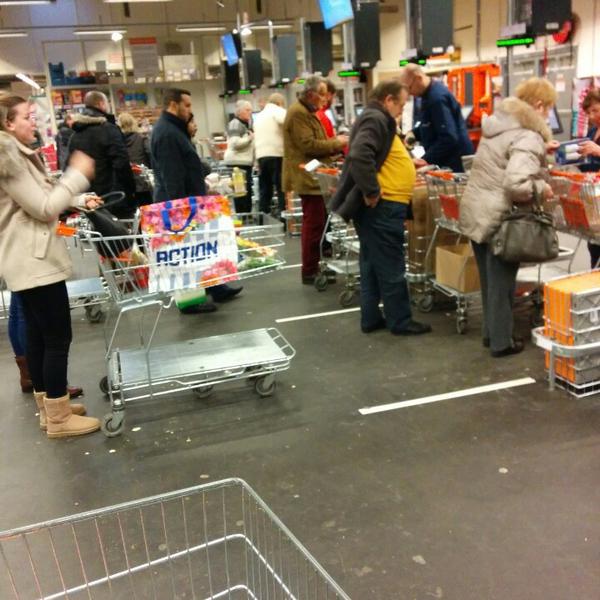 Photo taken at Colruyt by Reinhard D. on 1/30/2015