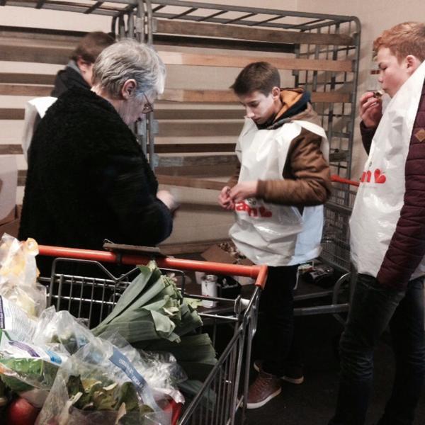 Photo taken at Colruyt by Stijn B. on 1/23/2015