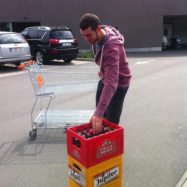 Photo taken at Colruyt by Darvin R. on 8/9/2013