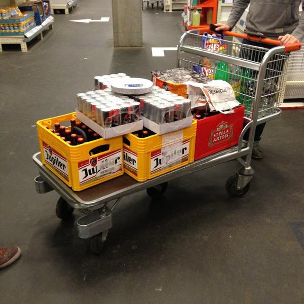 Photo taken at Colruyt by Glenn S. on 4/18/2013