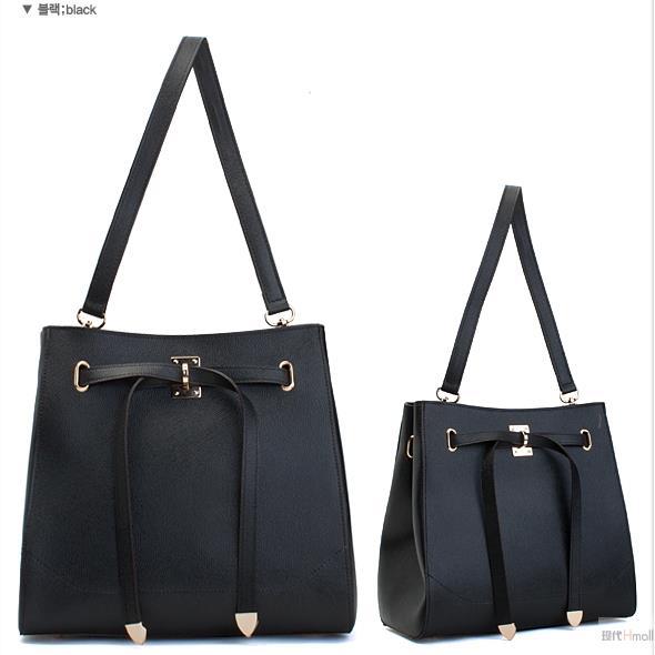 McLaNEE Owen单肩包手提包(黑色)