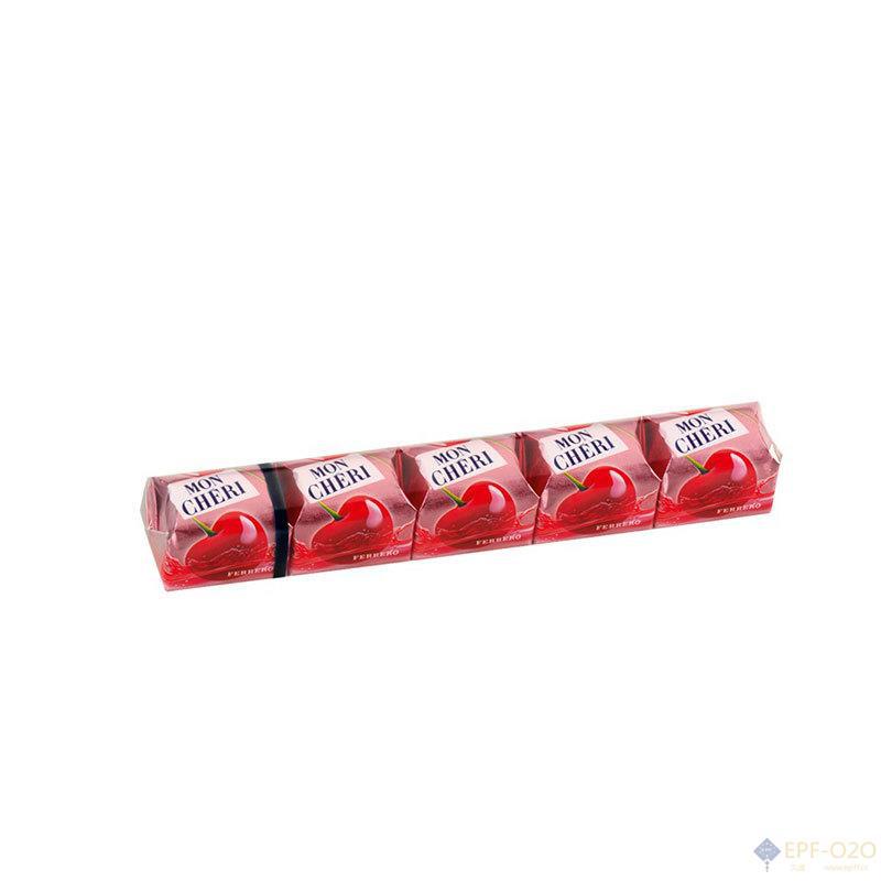 Ferrero费列罗 蒙雪丽利樱桃酒心巧克力 52g 5粒 Ferrero费列罗 蒙雪丽利樱桃酒心巧克力 52g 5粒