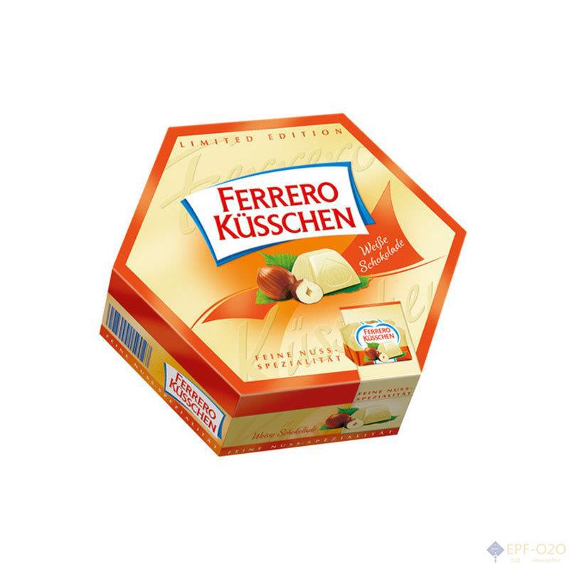 Ferrero费列罗 爱之吻白巧克力 178g 20粒装 Ferrero费列罗 爱之吻白巧克力 178g 20粒装