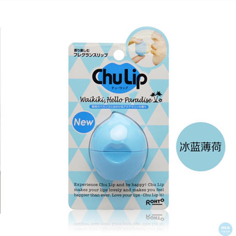 乐敦润唇膏7g 保湿无色滋润可爱ChuLip亲吻水果鸡蛋型清凉薄荷味