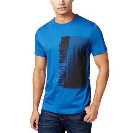 Hugo Boss 2016春夏新款男装 日常休闲棉质舒适男士春装短袖T恤