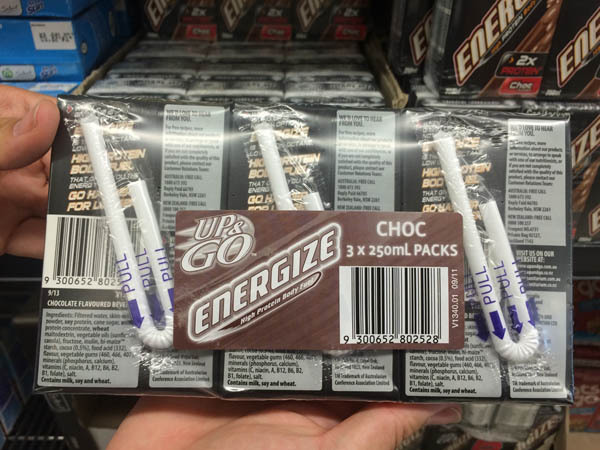 澳大利亚进口巧克力饮品-Sanitaria up&go能量巧克力饮品3*250ml