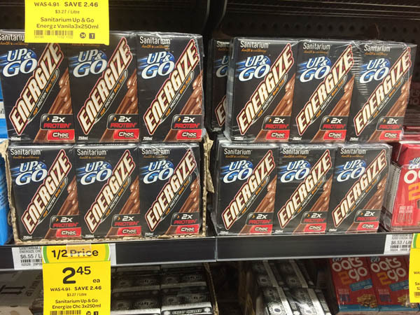 澳大利亚进口巧克力饮品-Sanitaria up&go能量巧克力饮品3*250ml