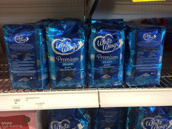 澳大利亚原装进口面粉-White Wings面粉1kg 澳大利亚原装进口面粉-White Wings面粉1kg