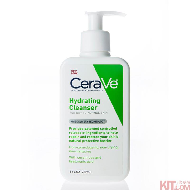美国进口补水洗面奶-CeraVe 补水保湿滋润洗面奶 237ml/瓶 美国进口补水洗面奶-CeraVe 补水保湿滋润洗面奶 237ml/瓶