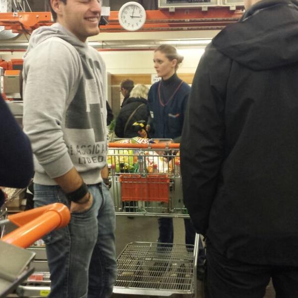 Photo taken at Colruyt by Roman R. on 12/27/2013