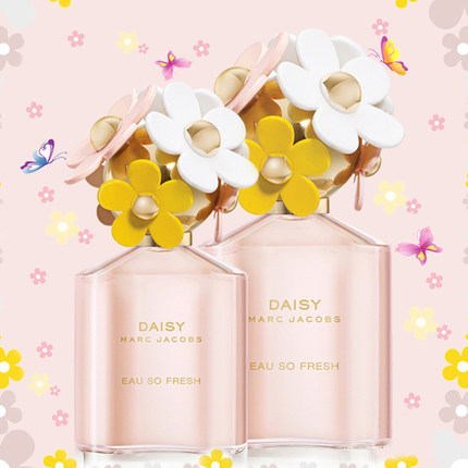 Marc Jacobs莫杰Daisy Fresh粉色清甜小雏菊花语女士香水75/125ml
