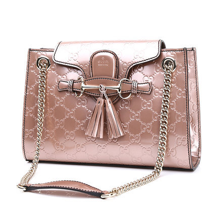 Gucci/古驰/古琦/古奇正品女包女士真皮单肩包斜挎包菱格链条包