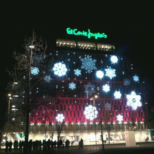 Photo taken at El Corte Inglés by Larissa G. on 12/30/2012