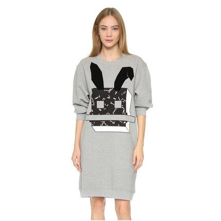 正品MCQ Alexander Mcqueen 2016春夏女士长卫衣裙 379194 RGJ78