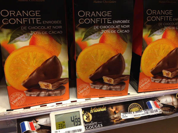 chevaliers橙子夹心黑巧克力