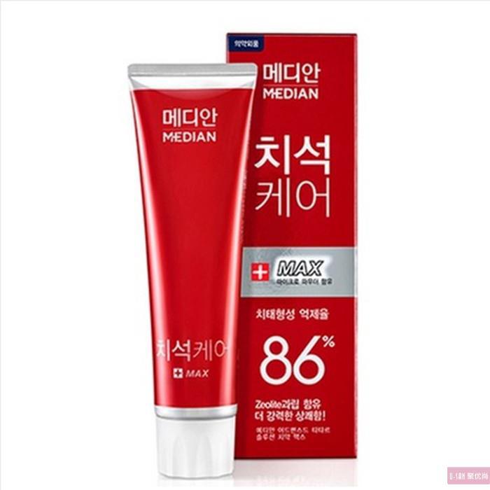 韩国 Amore/爱茉莉 麦迪安86美白牙膏 有效去黄去牙渍牙石 红色120G 韩国 Amore/爱茉莉 麦迪安86美白牙膏 有效去黄去牙渍牙石 红色120G