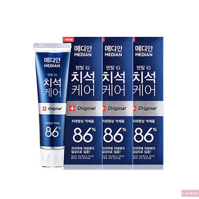 韩国 Amore/爱茉莉 麦迪安86美白牙膏 有效去黄去牙渍牙石 蓝色120G 韩国 Amore/爱茉莉 麦迪安86美白牙膏 有效去黄去牙渍牙石 蓝色120G